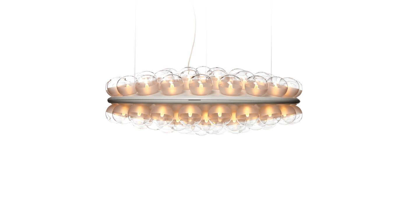 Prop Light Suspended Round Double hanglamp 