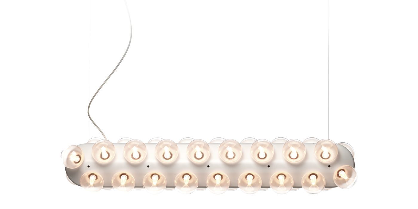 Prop Light Suspended Double Horizontal hanglamp  