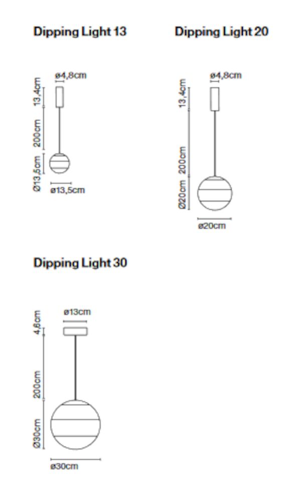 Dipping Light 30 hanglamp   