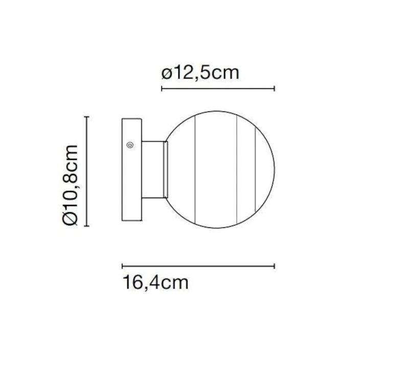Dipping Light A2-13 Wandlamp Grafiet