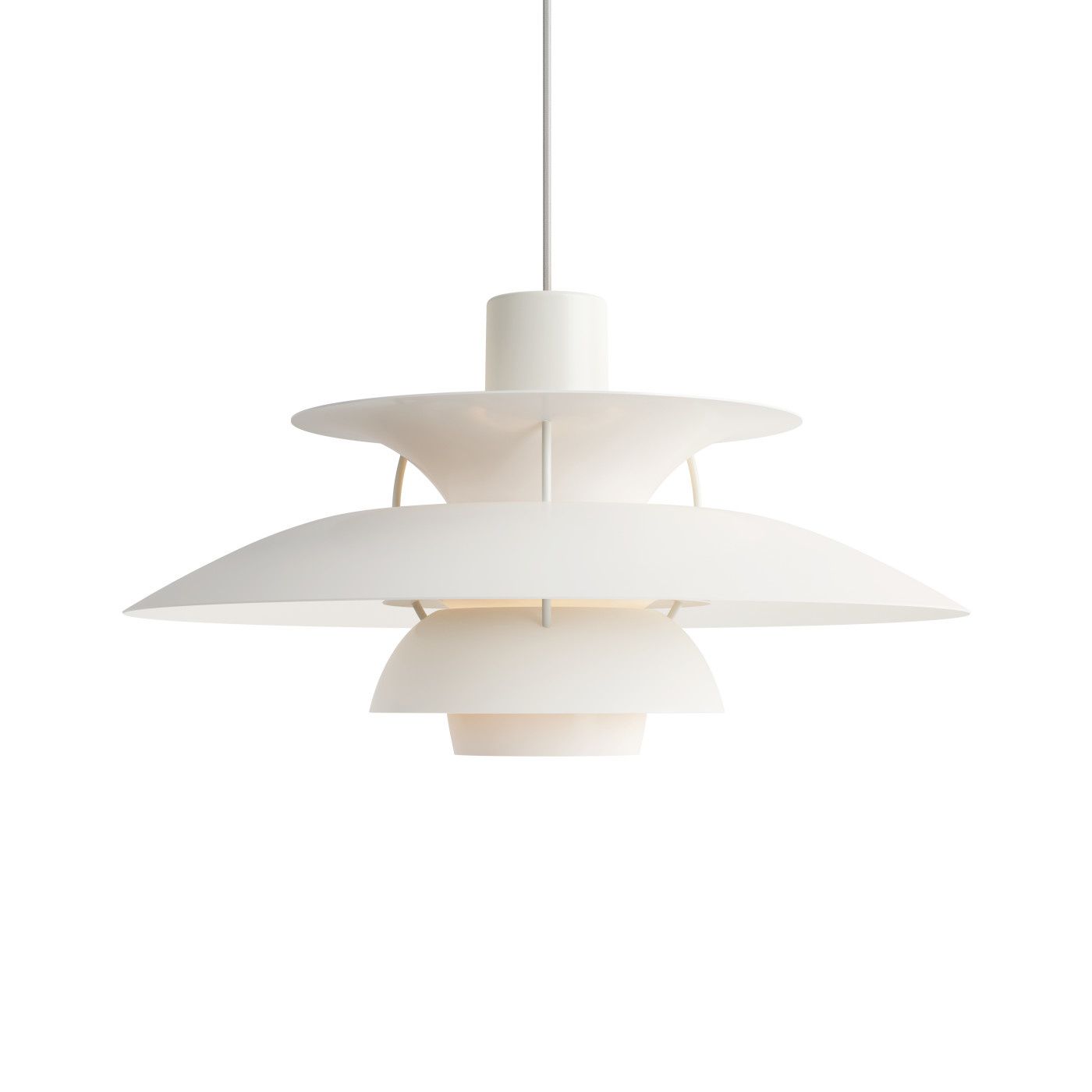 PH 5 hanglamp. Monochrome White