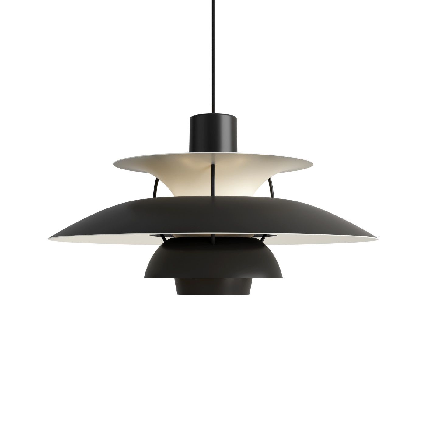 PH 5 hanglamp. Monochrome Black