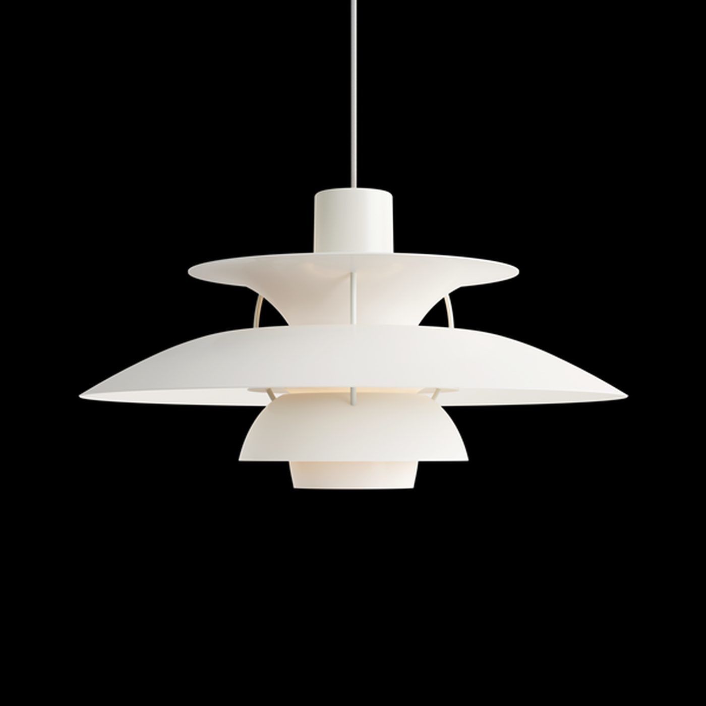 PH 5 hanglamp. Monochrome White