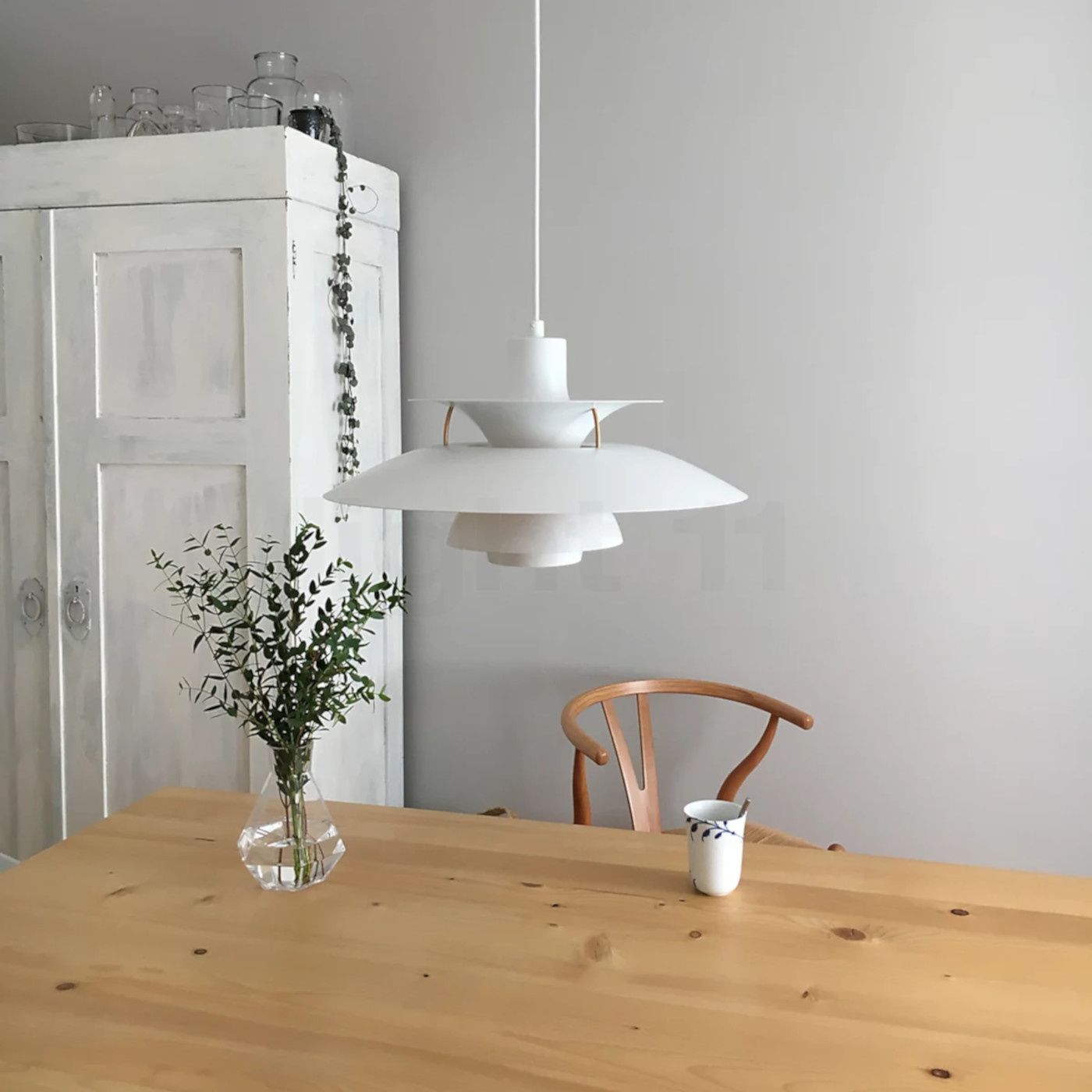 PH 5 hanglamp. Monochrome White