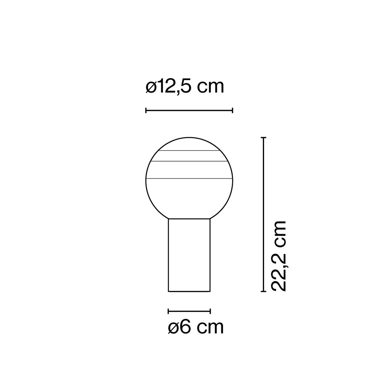 Dipping Light Tafellamp Grafiet