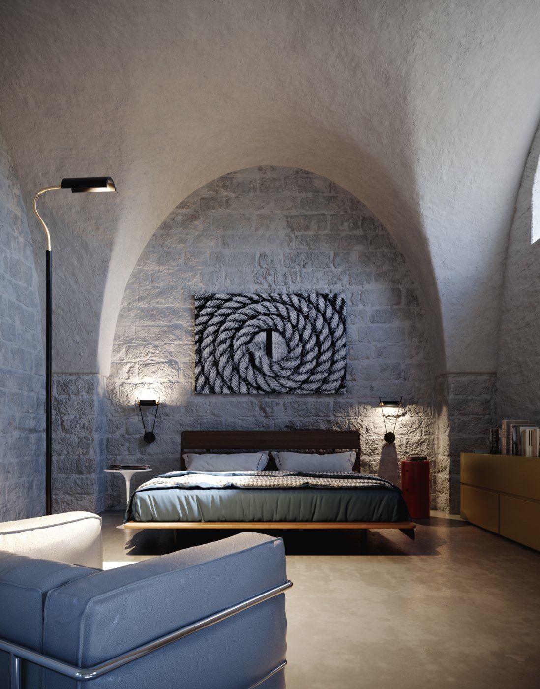 VI. W wandlamp