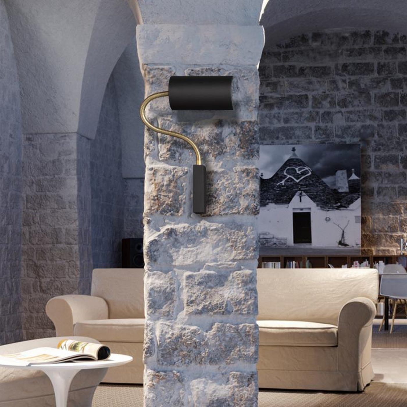U.W Flex wandlamp