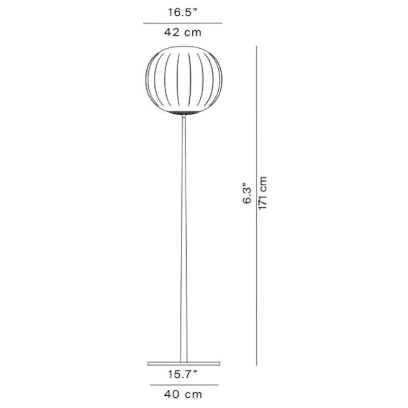 Lita vloerlamp 42  cm