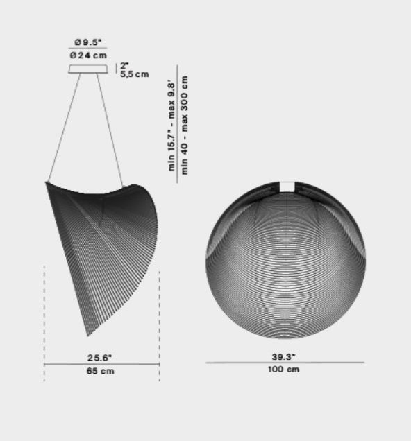 Illan hanglamp 60 cm 