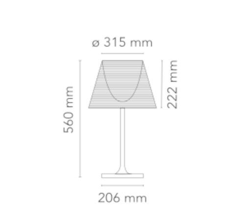 KTribe T1 Glas tafellamp 