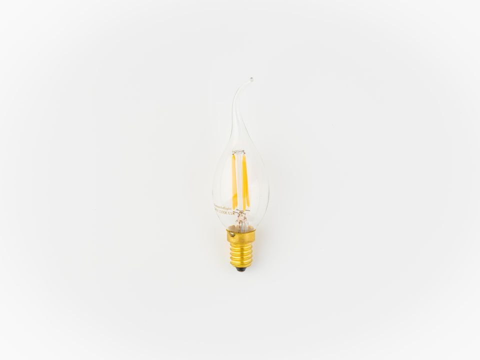 Vintage LedLight 0014 kaarslamp windstoot