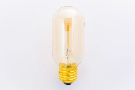 Vintage LedLight 0077 Radiolamp Gold Vintage