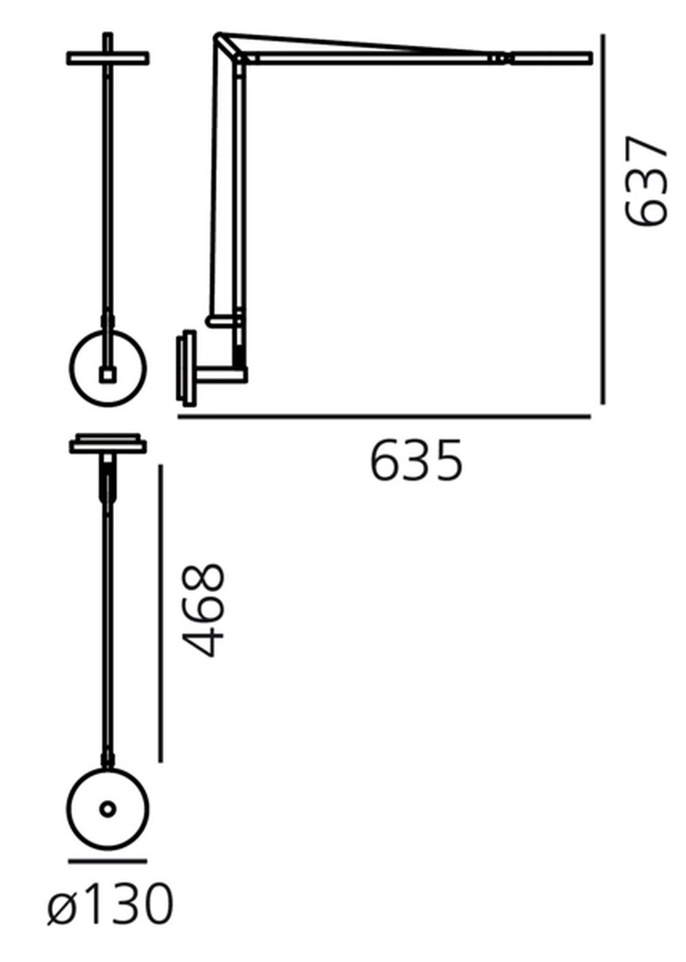 Demetra Professional wandlamp 