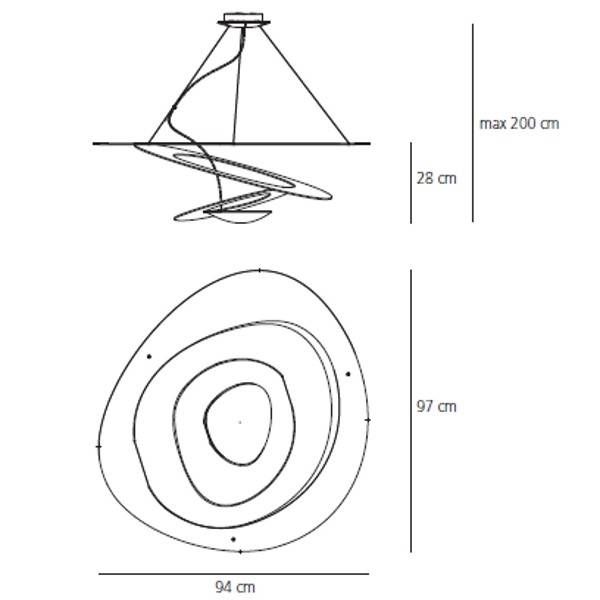 Pirce led hanglamp 