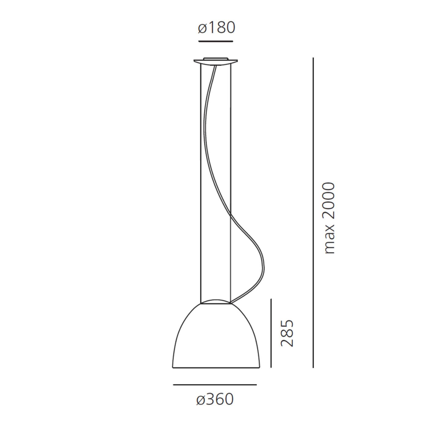 Nur Mini Gloss hanglamp 