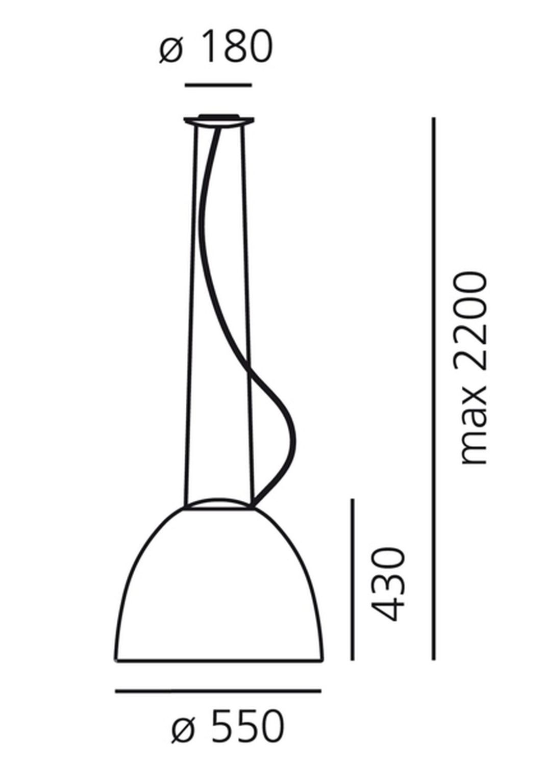 Nur gloss led hanglamp  