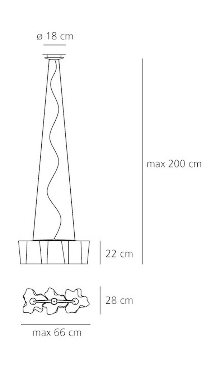 Logico 3 in linea mini hanglamp  
