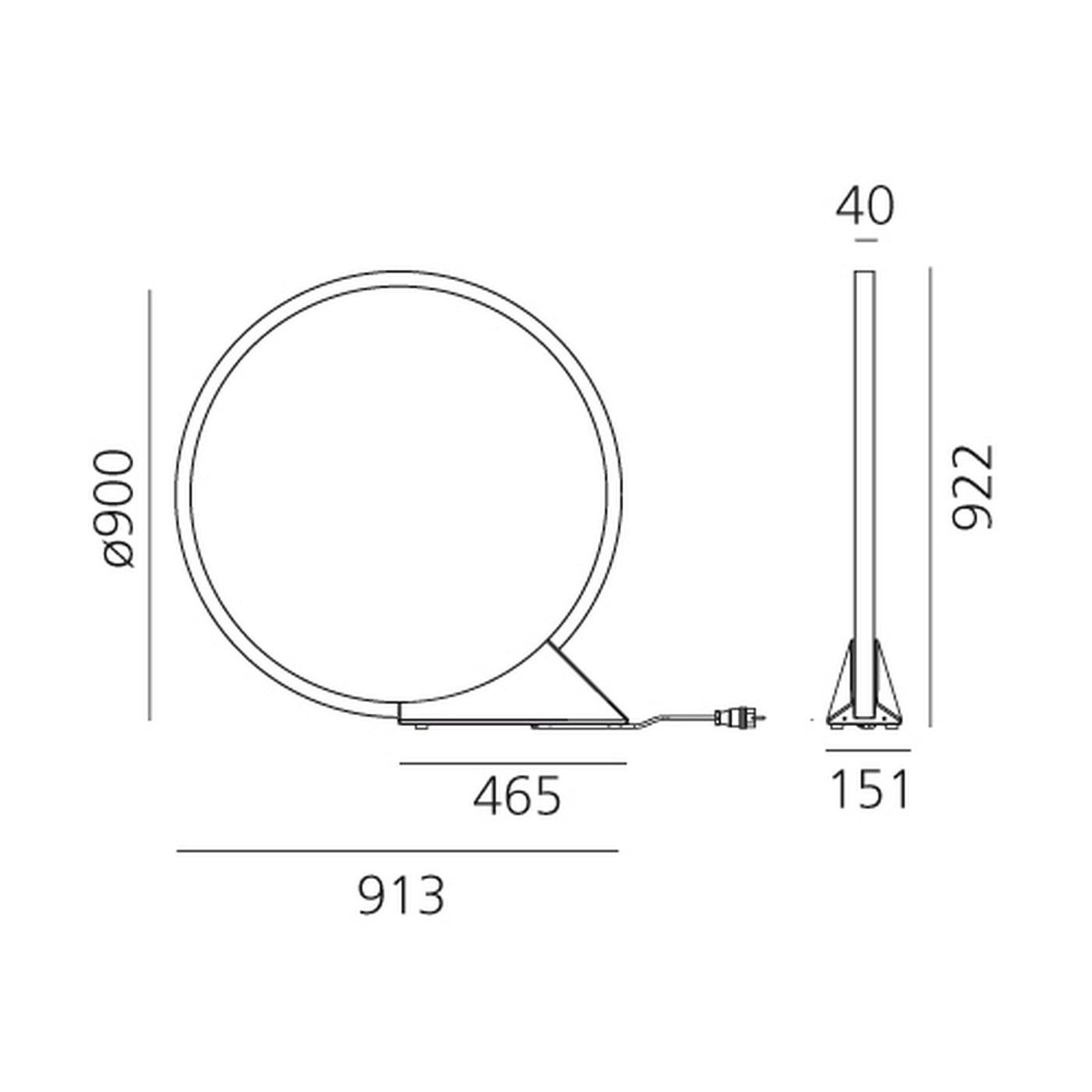  "O" Floor Indoor vloerlamp