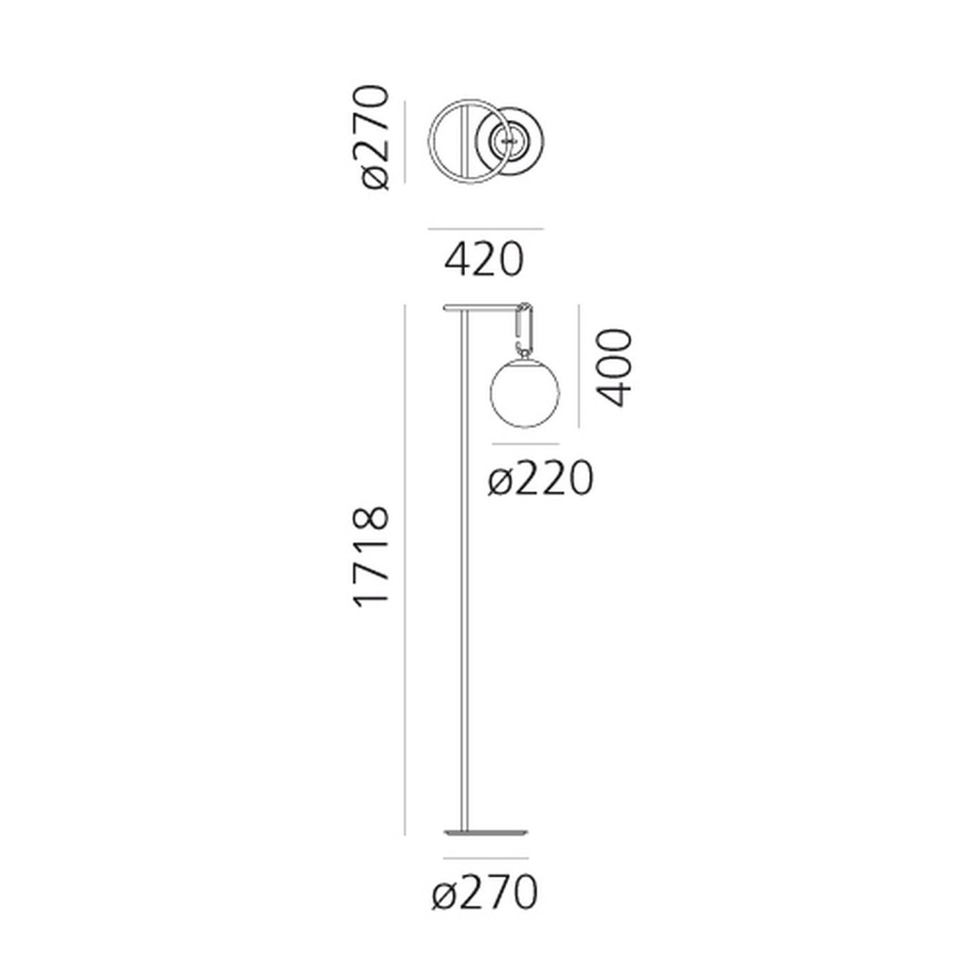 nh  22 vloerlamp