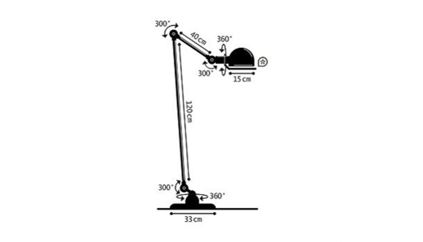 Loft D1240 vloerlamp 