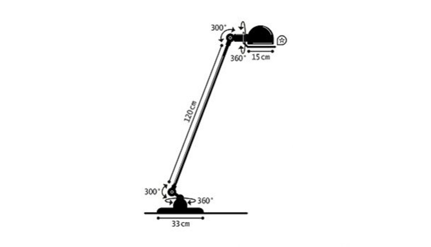 Loft D1200 vloerlamp  