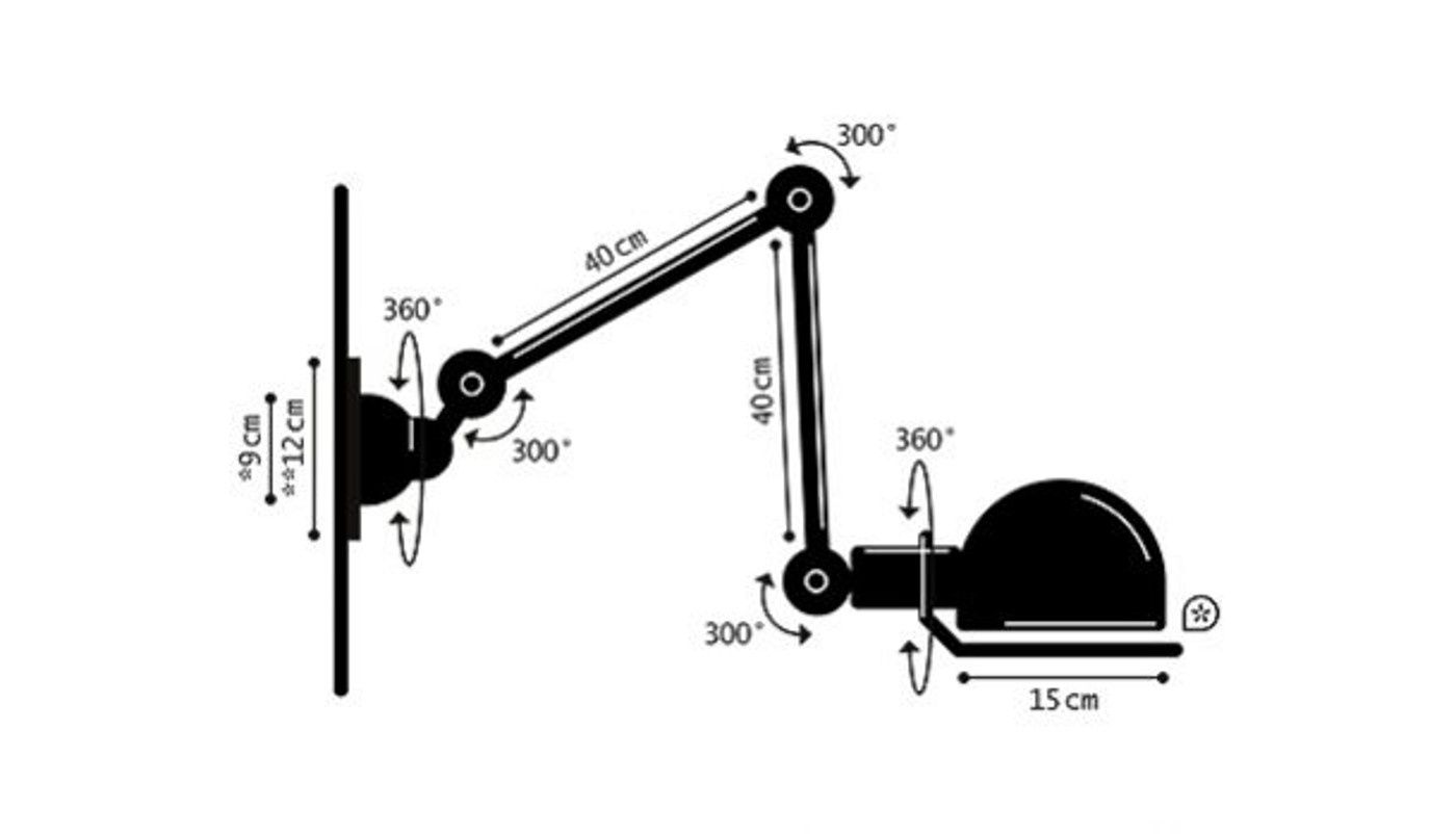 Loft D4401 wandlamp  