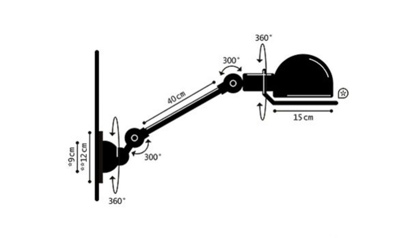 Loft D4001 wandlamp 