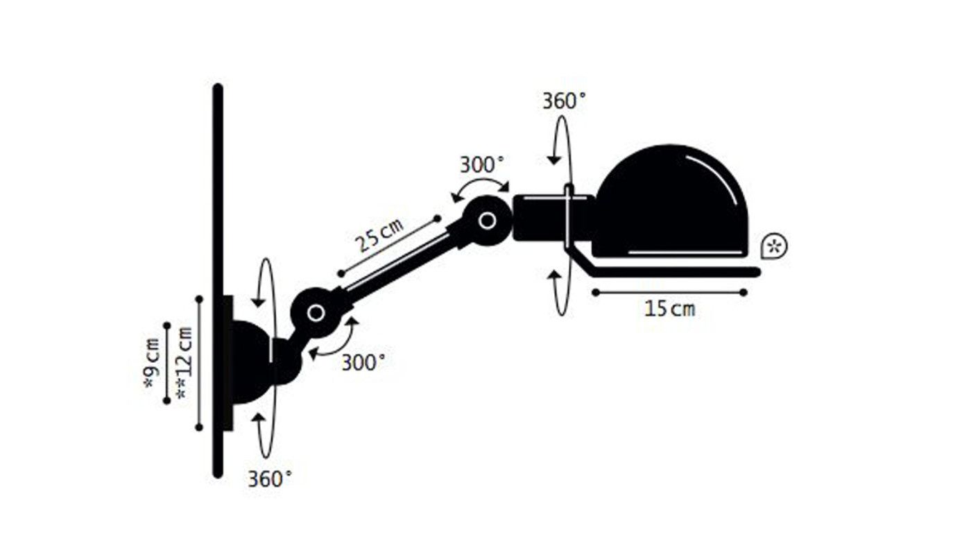 Loft D2501 wandlamp 