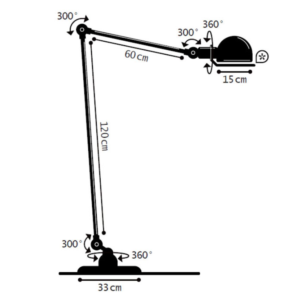  Loft D1260 vloerlamp