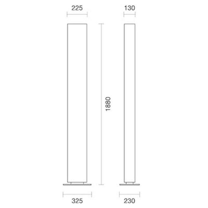 Twilight led DTW vloerlamp