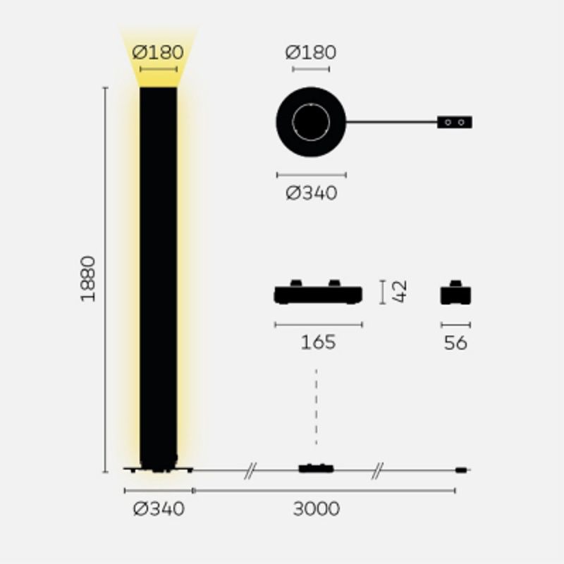 Twilight 360  DTW vloerlamp