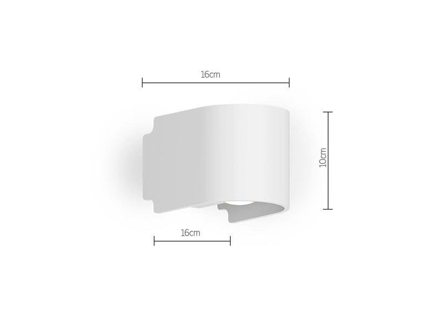 Simple wandlamp