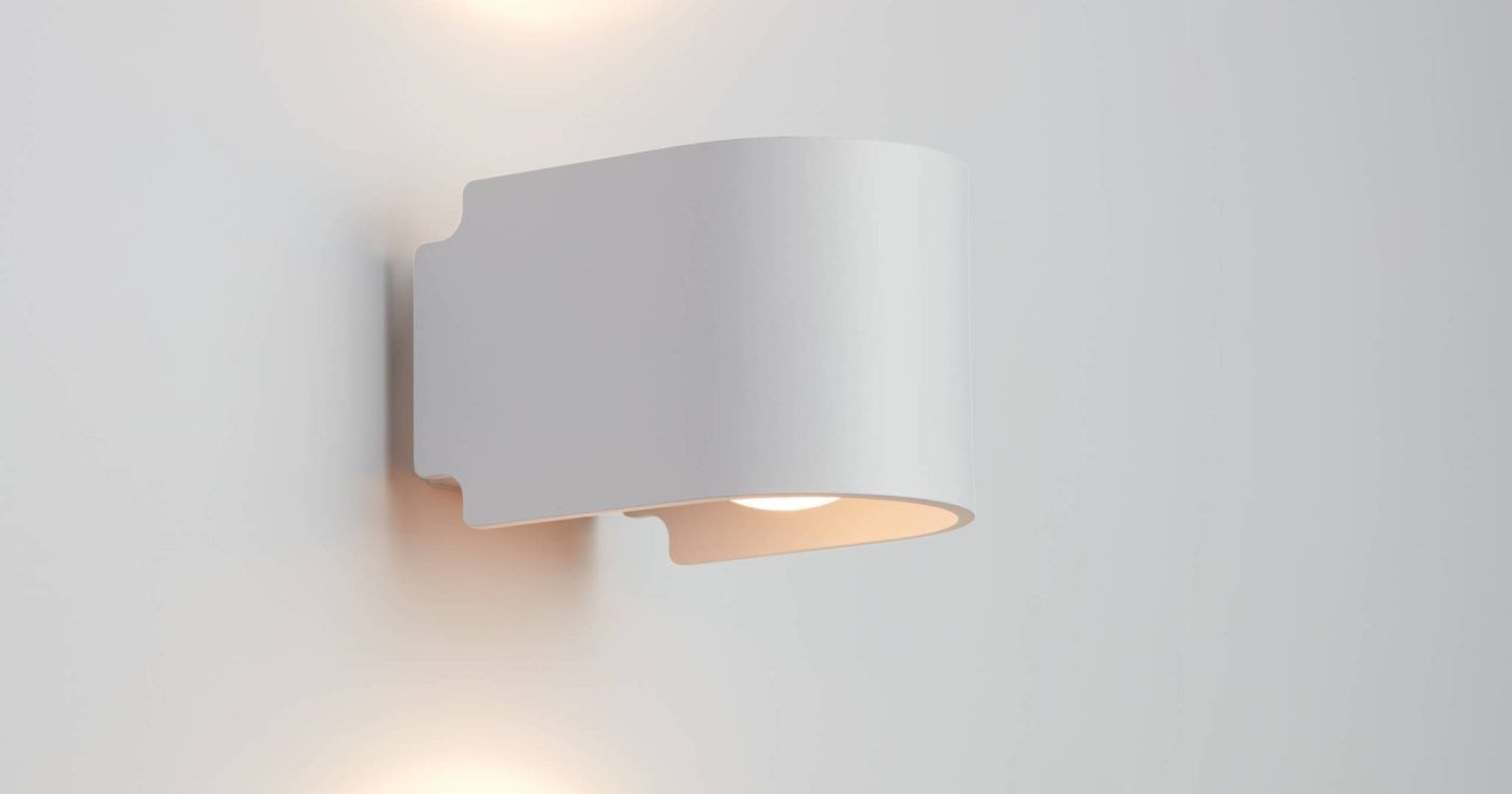 Simple wandlamp