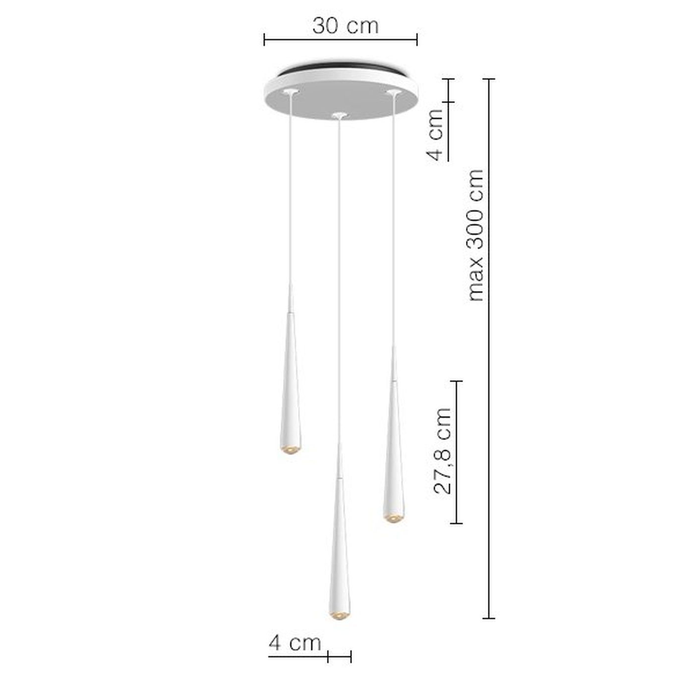 NiceOne Rain 3 hanglamp