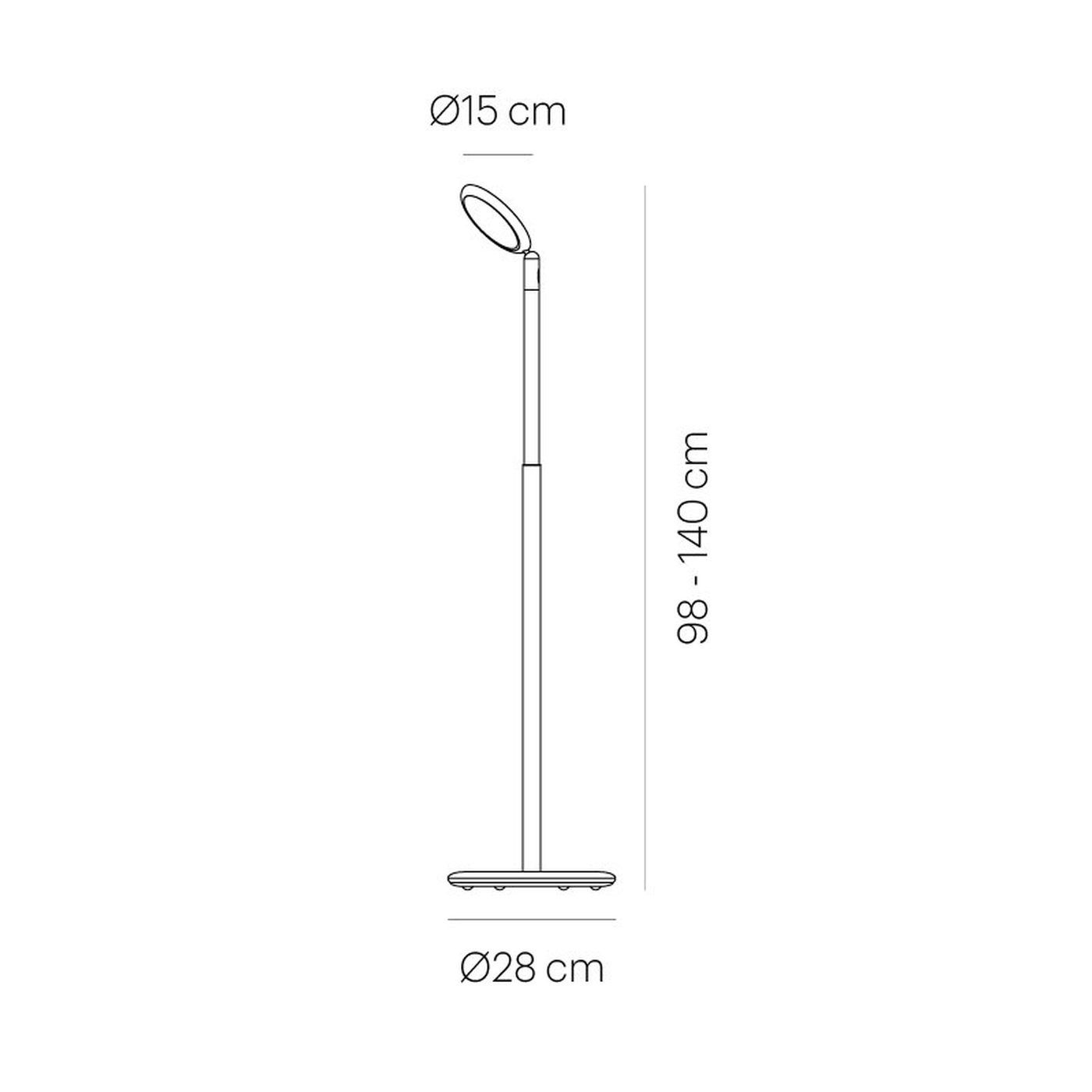 Parrot vloerlamp