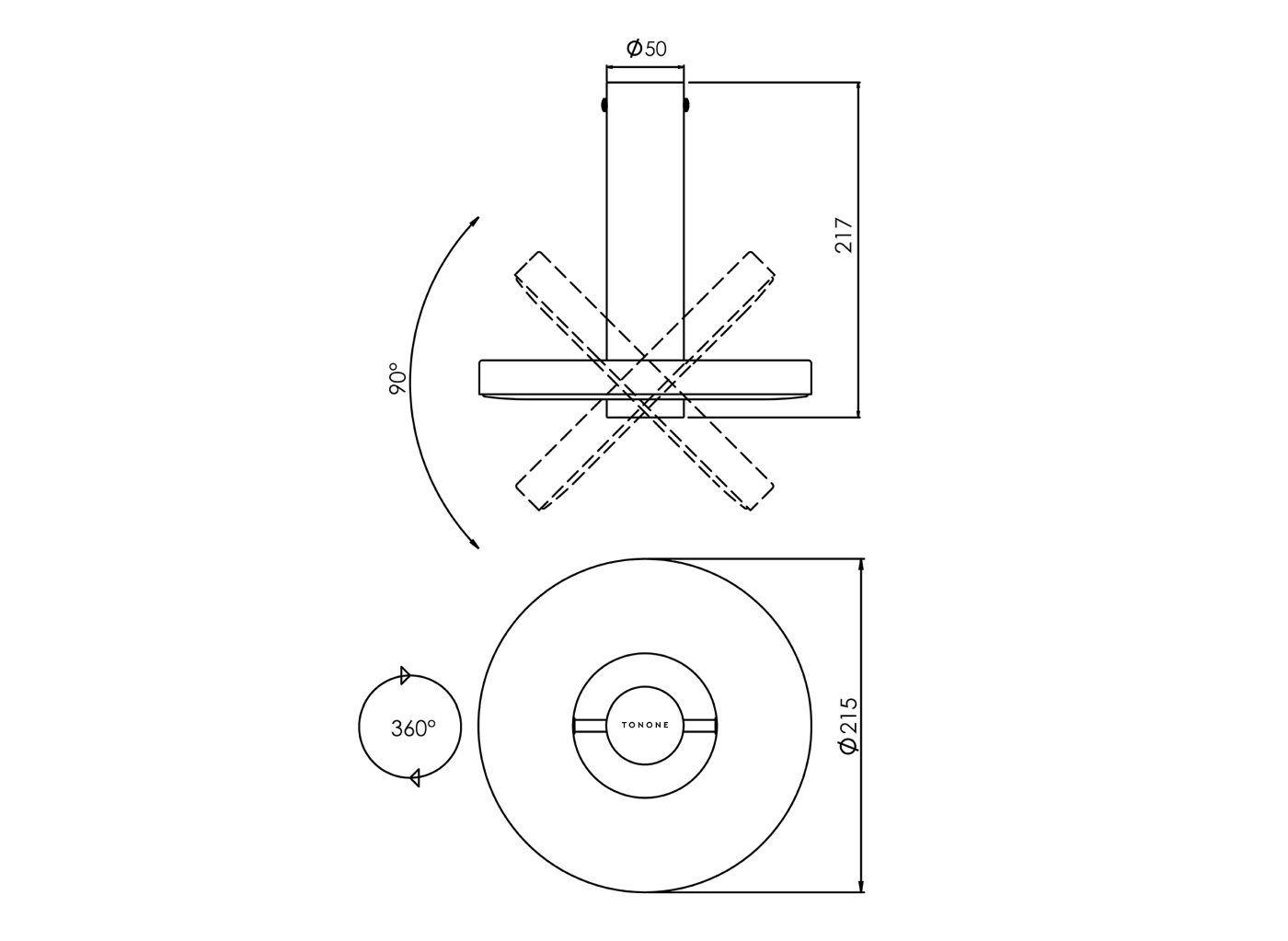 Beads wandlamp 35 downlight