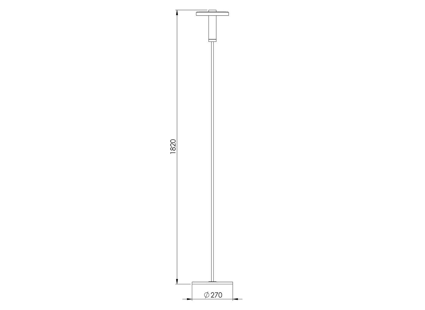 Beads vloerlamp uplight