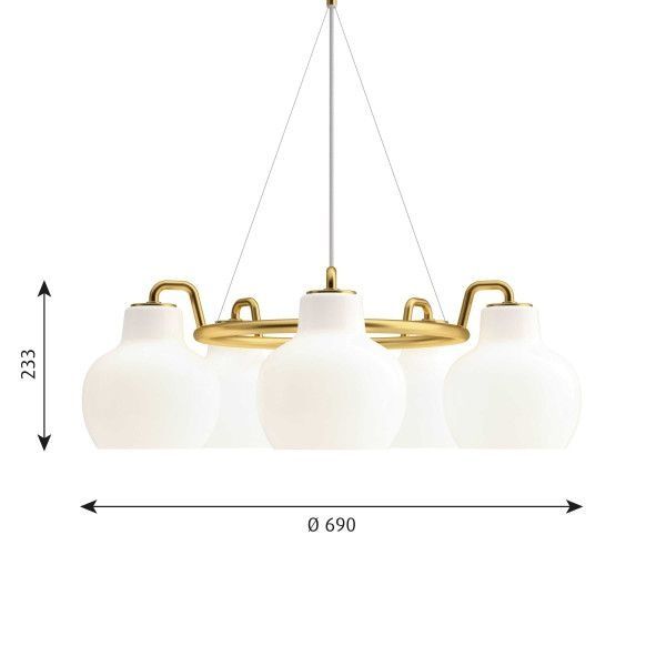 VL Ring Crown 5 hanglamp