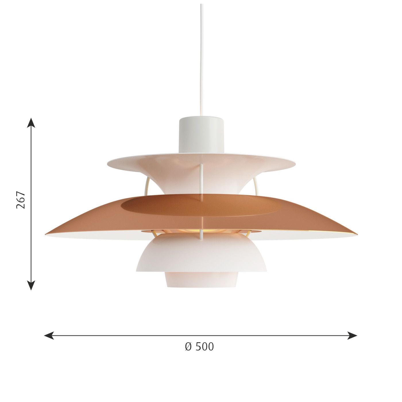 PH 5 hanglamp. Koper