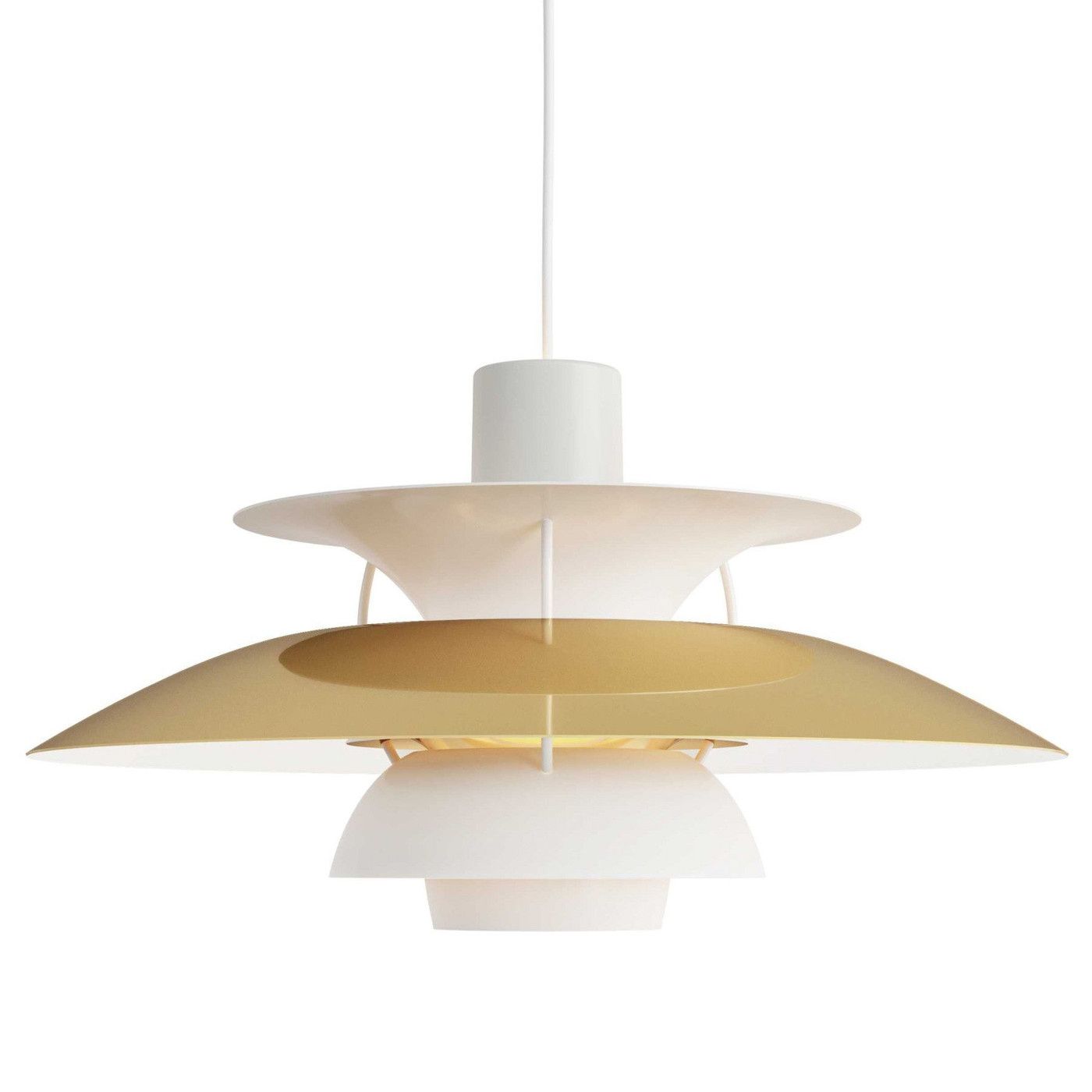 PH 5 hanglamp. Messing