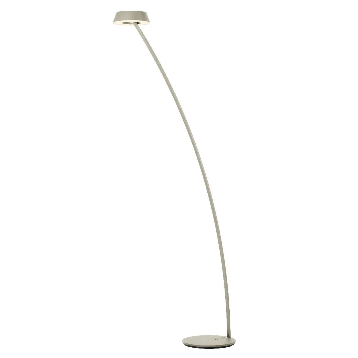 Glance gebogen vloerlamp