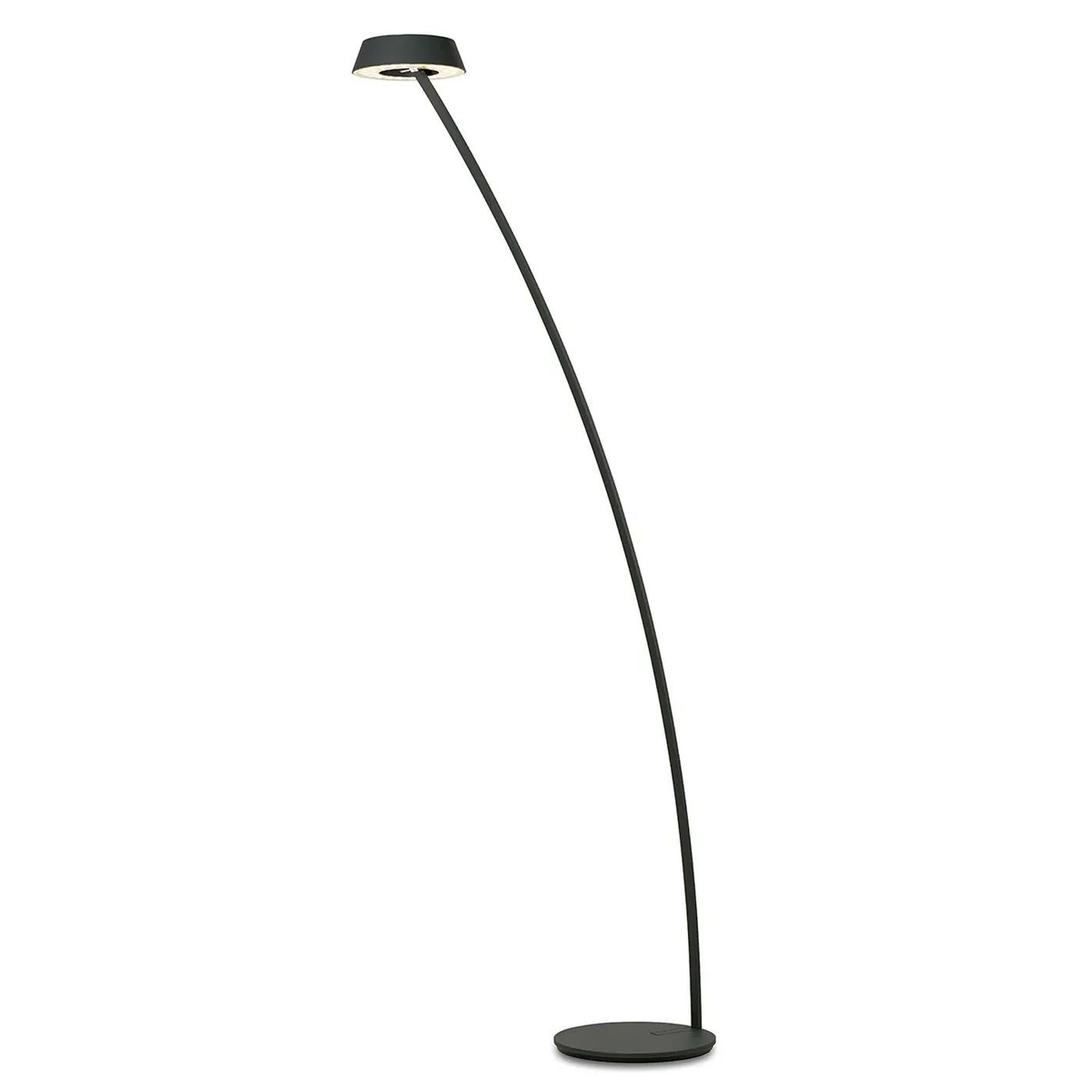 Glance gebogen vloerlamp