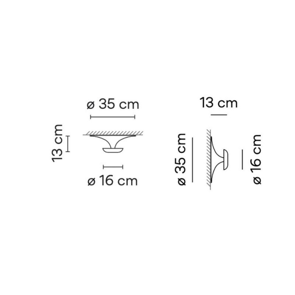 Funnel 2013 wand/plafondlamp Led