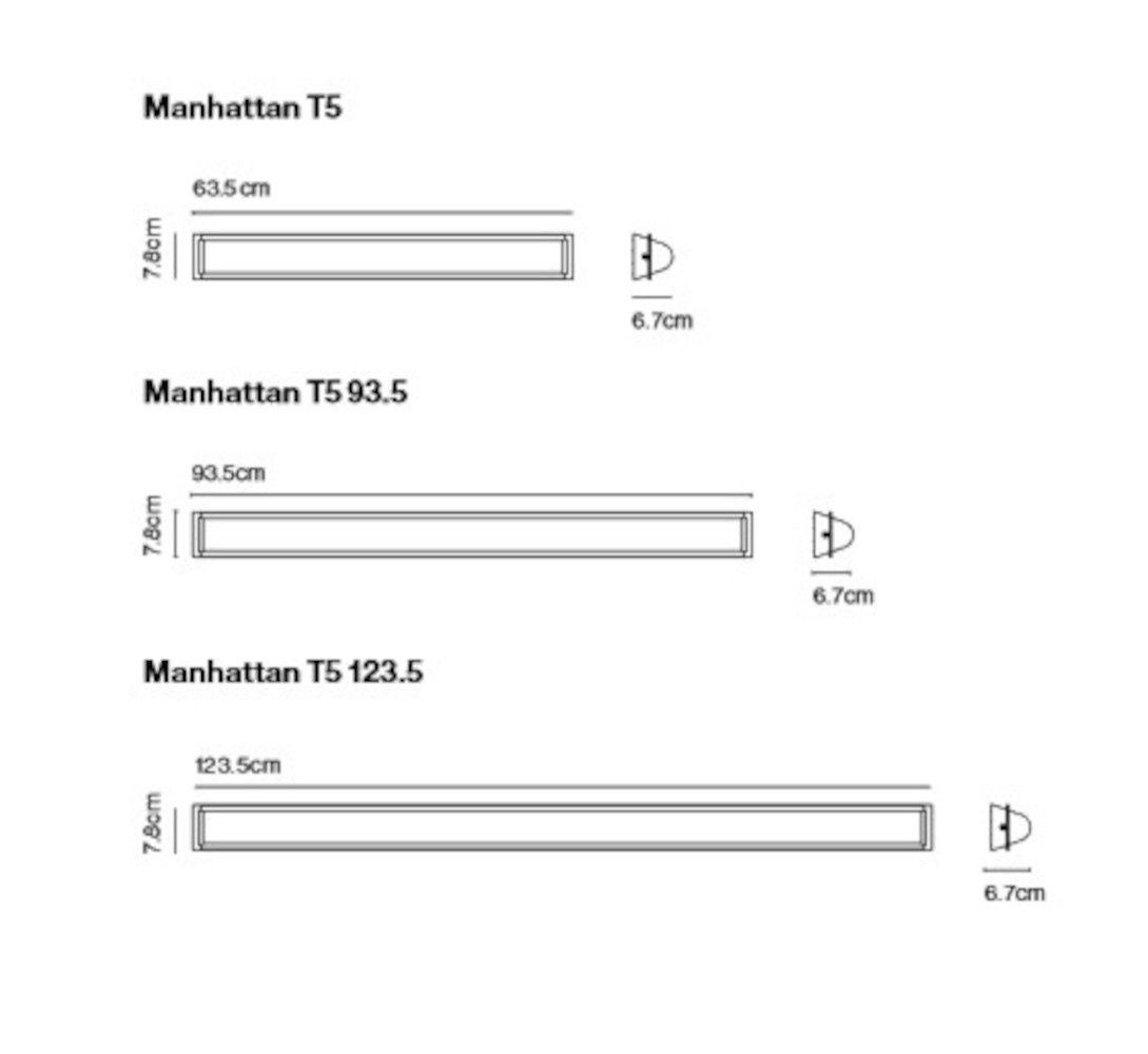 Manhattan wandlamp