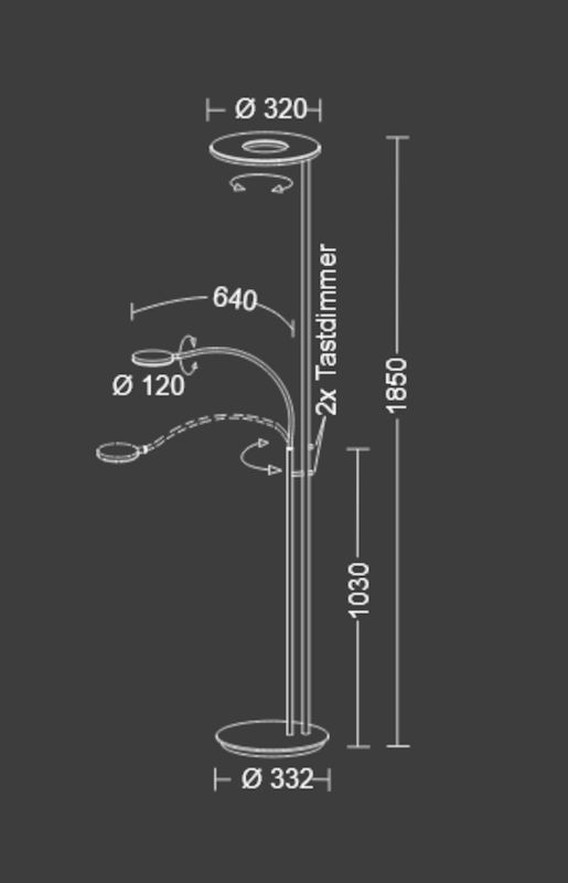 Nova Flex vloerlamp