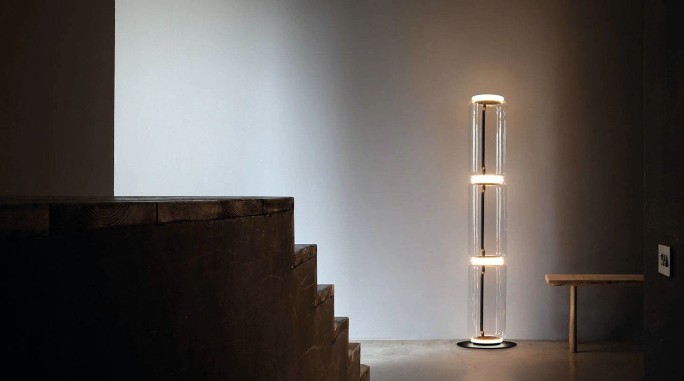 Noctambule Low Cylinders vloerlamp 