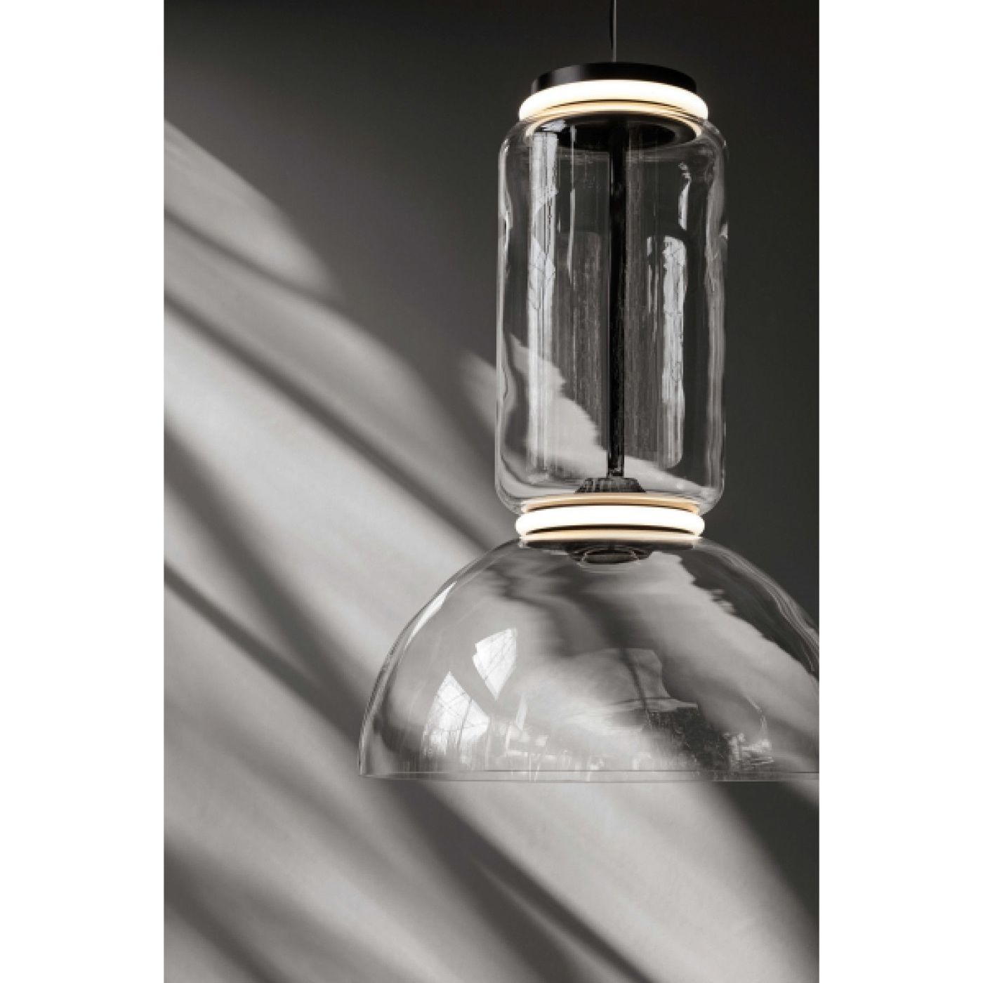 Noctambule Low Cylinder + Bowl hanglamp   