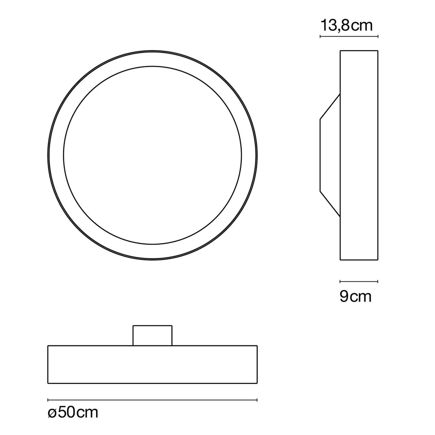 Plaff-on! 50 led plafondlamp