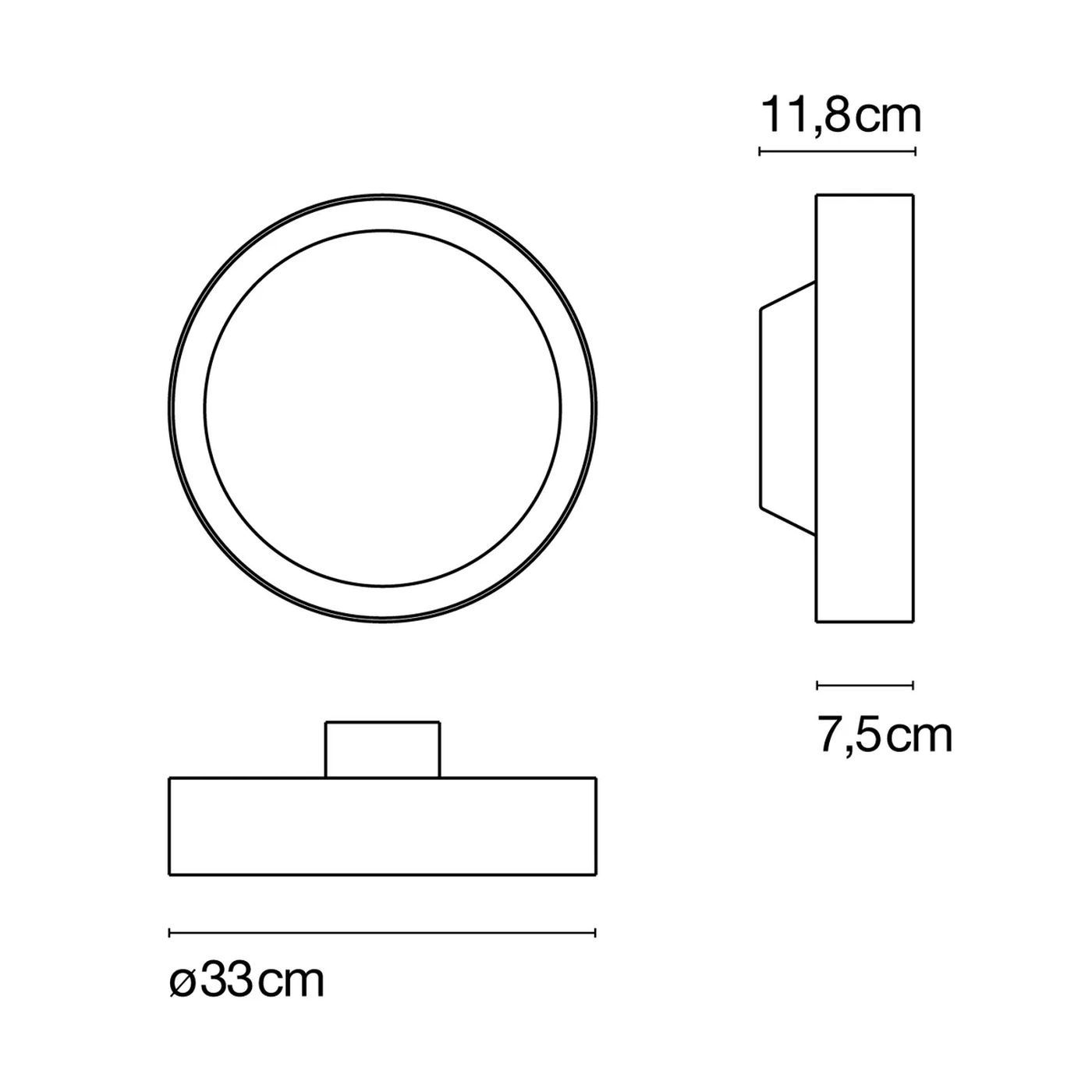 Plaff-on! 33 led plafondlamp