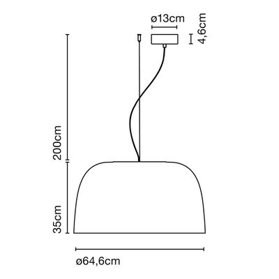 Djembé 65.35 hanglamp